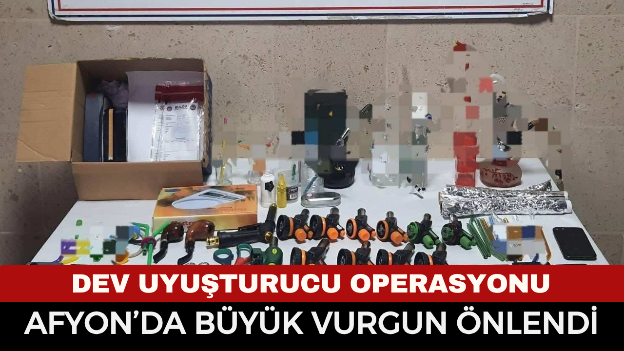 Afyonkarahisar’da Dev Uyuşturucu Operasyonu: Jandarma Baskınıyla Büyük Vurgun Önledi