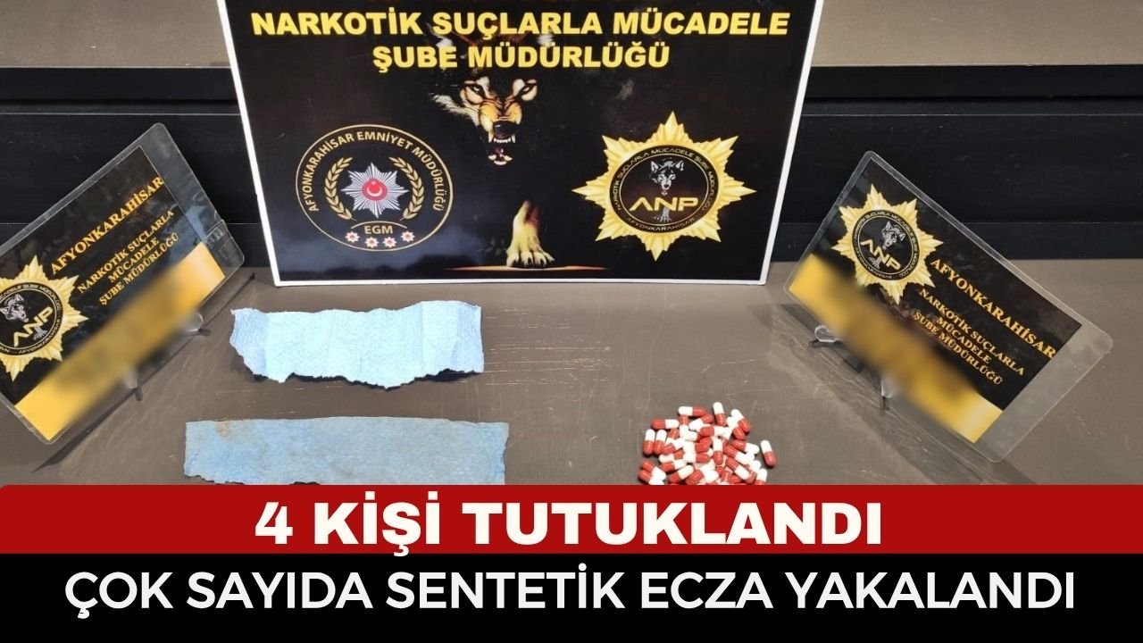 Afyon Emniyeti'nden Sokak Satıcılarına Darbe: 4 Kişi Tutuklandı!
