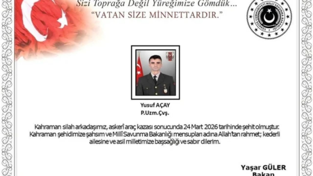 Şehit Yusuf Açay Kimdir? Piyade Uzman Çavuş Yusuf Açay Kaç Yaşındaydı, Nereli, Evli Mi?