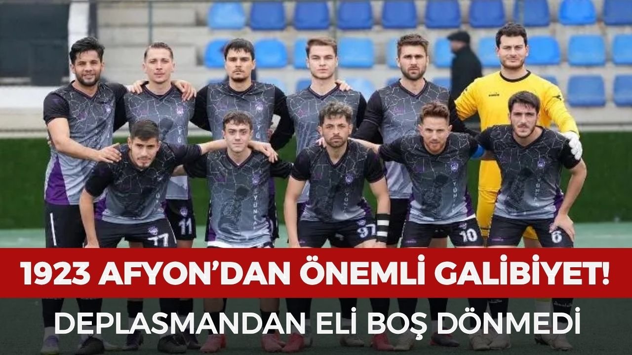 1923 Afyon'dan önemli galibiyet: Deplasmandan eli boş dönmedi