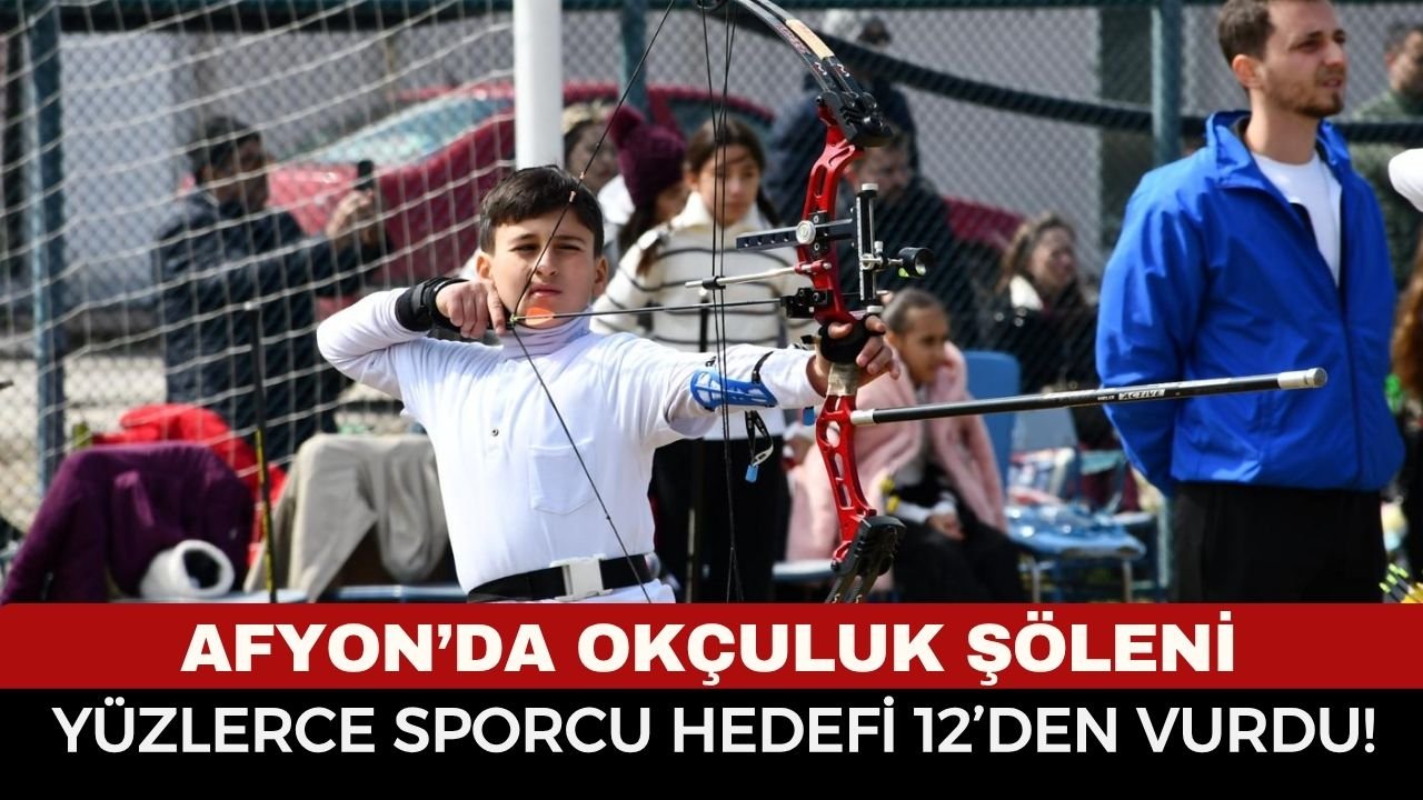 Afyon'da Okul Sporları Okçuluk Müsabakaları Tamamlandı