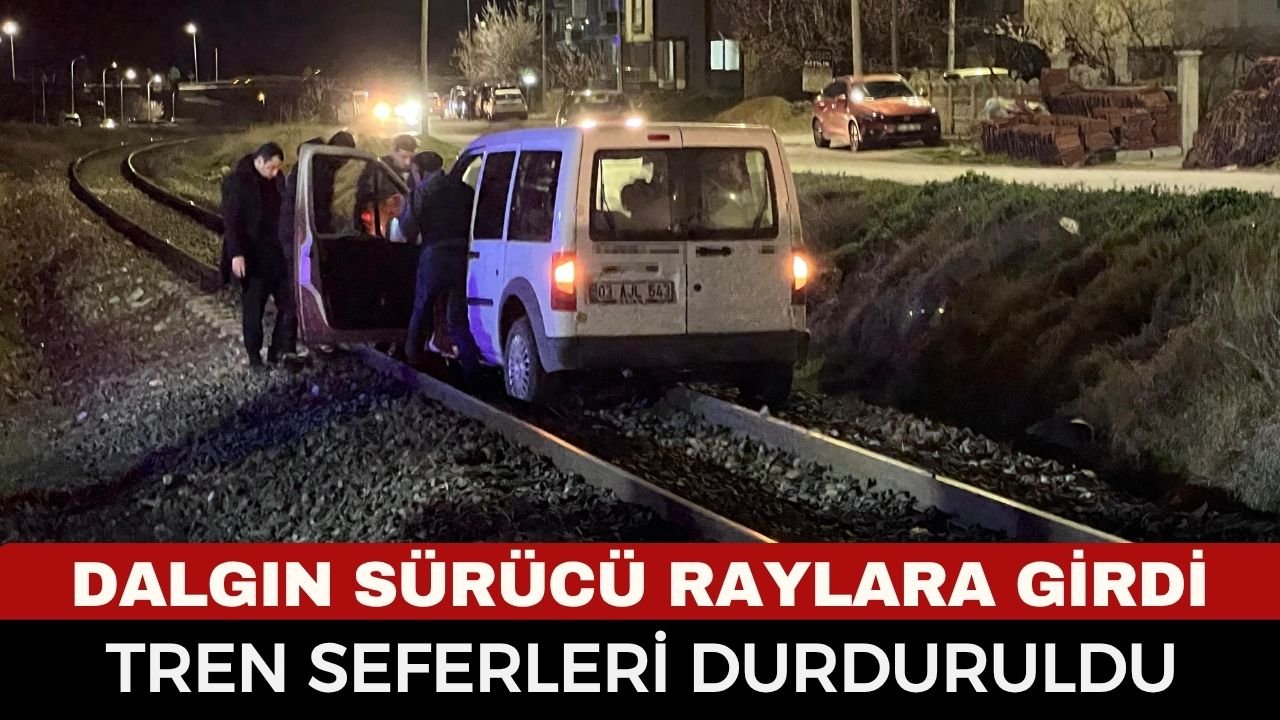 Afyon’da Raylara Giren Sürücü İçin TCDD Seferleri Durdurdu