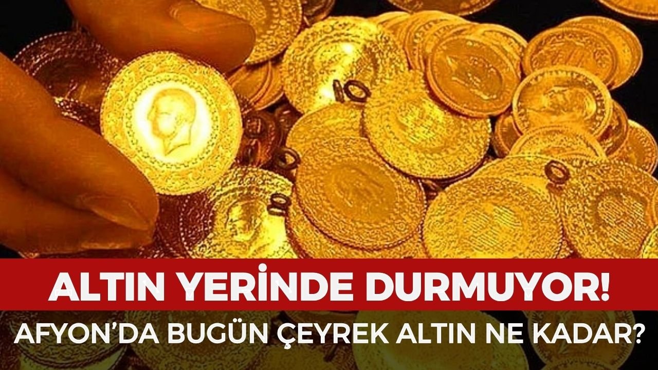 Afyon’da bugün çeyrek altın ne kadar? 1 Nisan 2026 güncel altın fiyatları