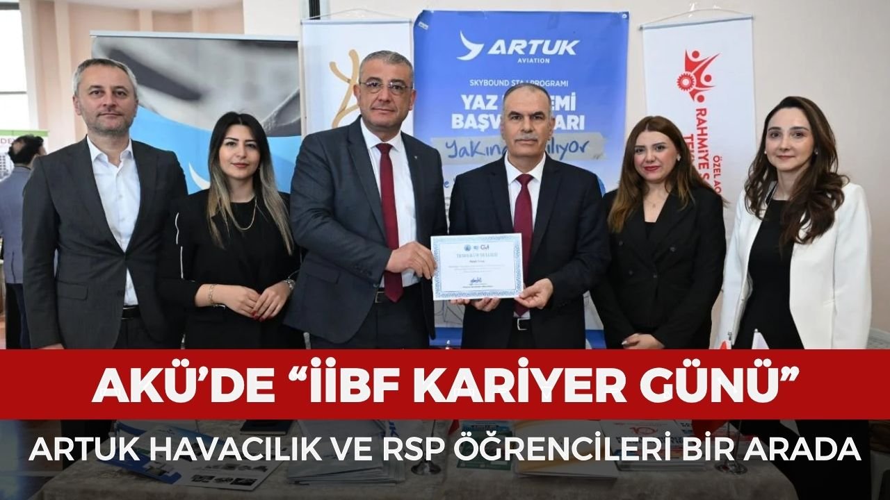 AKÜ’de kariyer etkinliği: RSP Teknik Koleji ve Artuk Havacılık öğrencilerle bir araya geldi