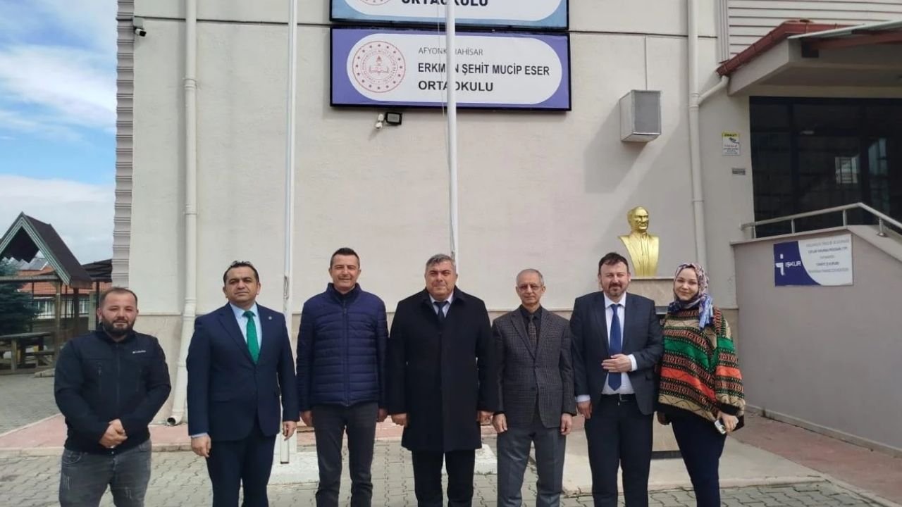 Müdür Sünnetci Erkmen’de okulları ziyaret etti