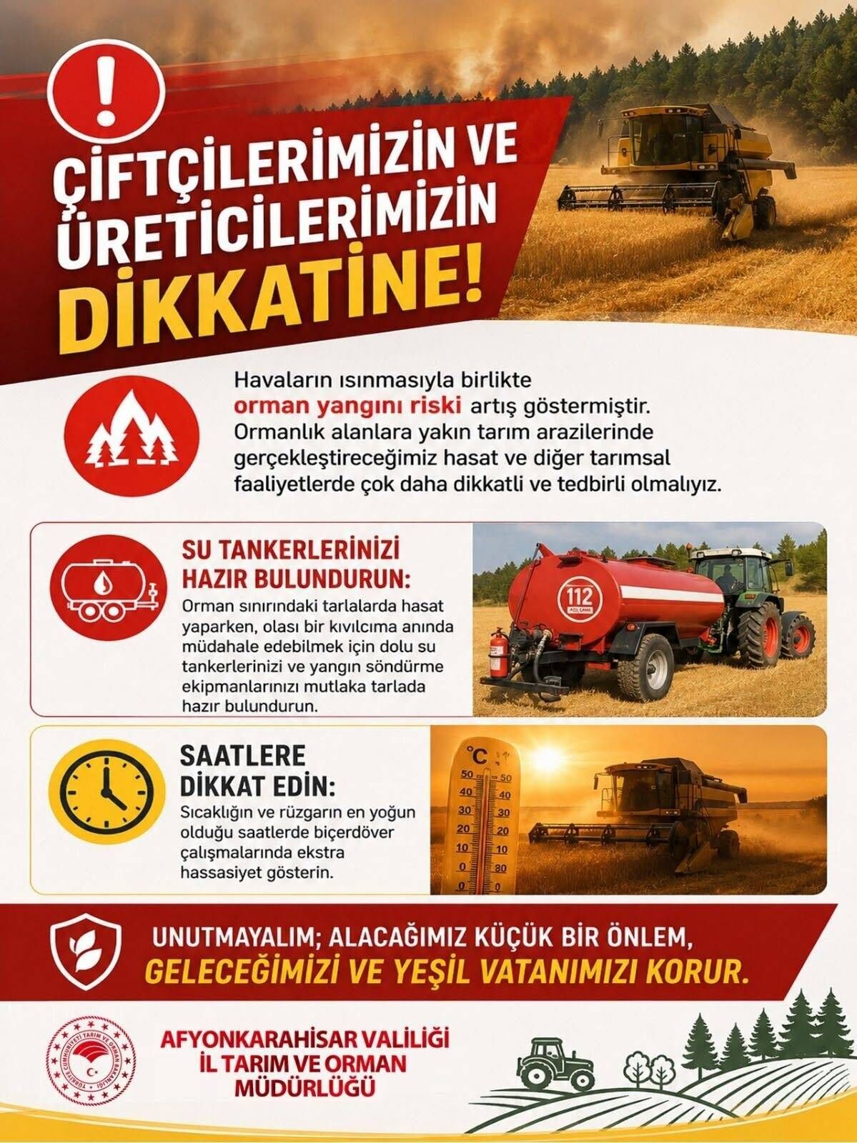 Afyonkarahisarda Ciftcilere Orman Yangini Uyarisi Hasatta Bu Kurallara Dikkat Edin 2 6A577F8009886