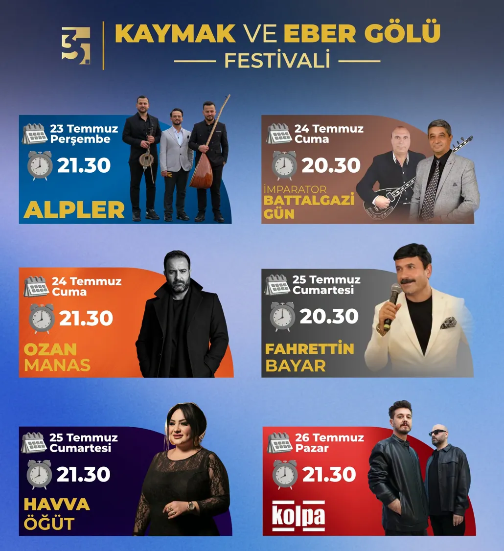 Bolvadinde Festival Coskusu Basladi 35 Kaymak Ve Eber Golu Festivali Icin Davet 6A5De5Bcad691