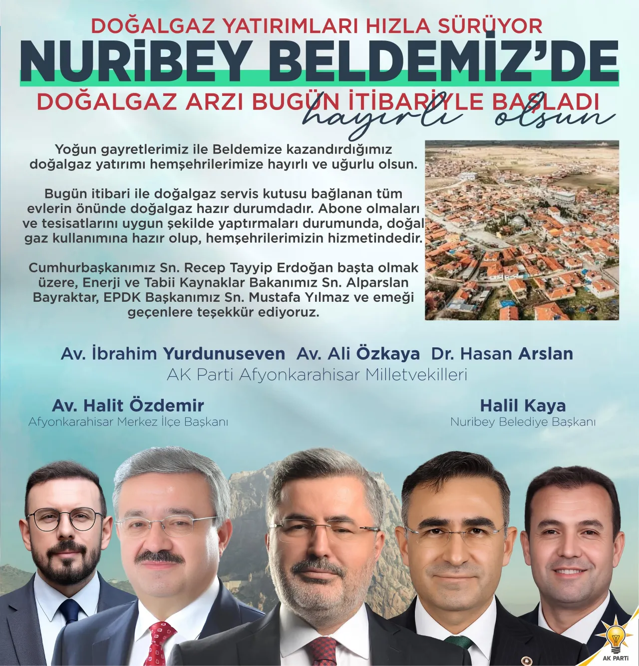 Afyonkarahisarda Bir Belde Daha Dogalgaza Kavustu Nuribeyde Arz Basladi 6A76Ef0D5A85B