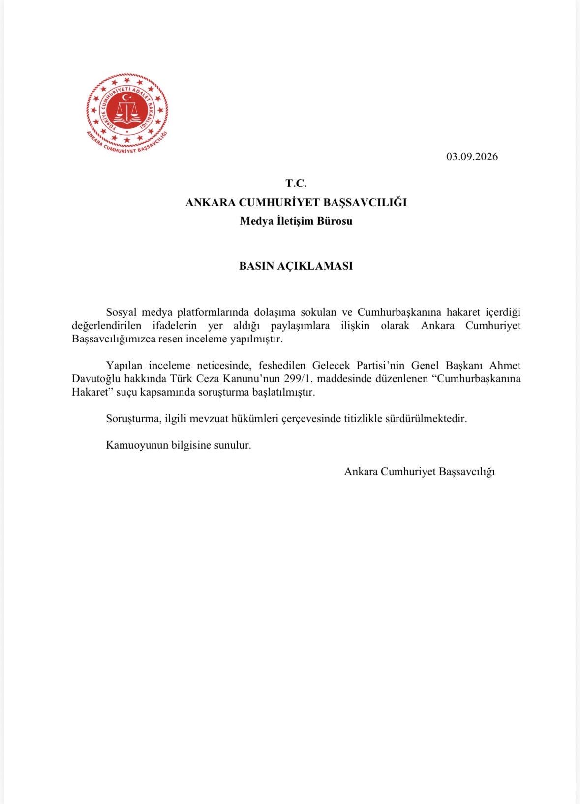 Ahmet Davutoğlu
