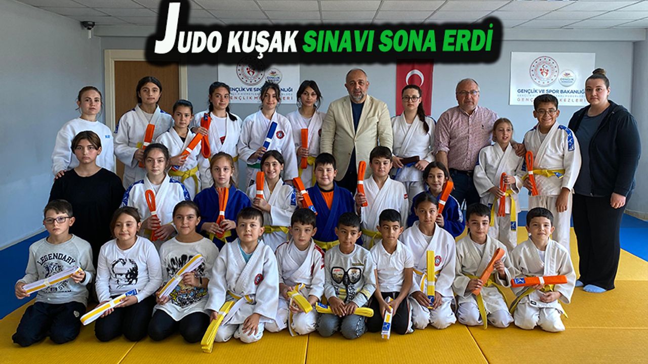 Karahisar Gençlik Merkezi'nde Judo Kuşak Sınavı Sona Erdi