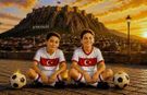 Dünya Kupası klibinde dikkat çeken kare: Karahisar'ın önünde Afyonlu iki milli yıldız!