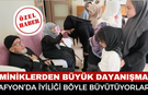 Harçlıklarını yetim kardeşleri için biriktirdiler! Afyon'da Büyüyen İyilik Hareketi