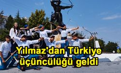 Yılmaz'dan Türkiye üçüncülüğü geldi