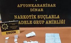 Üzerinde eroinle yakalandı