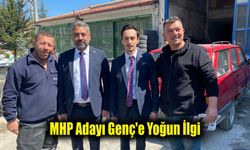 MHP Adayı Genç'e Yoğun İlgi