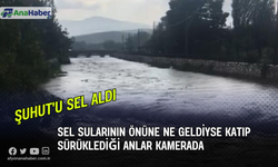 Şuhut'u Sel Aldı