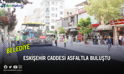 Eskişehir Caddesi Asfaltla Buluştu