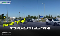 Afyonkarahisar - Konya Karayolunda Bayram Trafiği Yoğunluğu