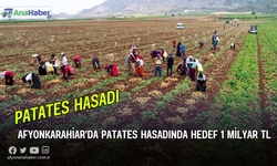 Afyonkarahisar’da Patates Hasadında Hedef 1 Milyar TL