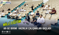 AR- GE Hazırlık Çalışmaları Başladı