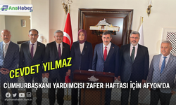 Cumhurbaşkanı Yardımcısı Zafer Haftası İçin Afyon’da