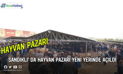 Sandıklı' da Hayvan Pazarı Yeni Yerinde Açıldı