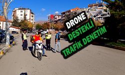 Sandıklı’da Drone Destekli Trafik Denetimi