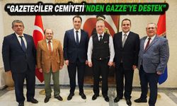 Gazeteciler Cemiyeti’nden Gazze’ye Destek