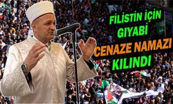 İsrail Vahşetinde Ölenler İçin Gıyabi Cenaze Namazı Kılındı