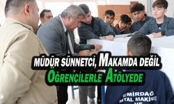 Müdür Sünnetci, Atölye Çalışmalarına Katıldı