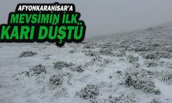 Afyonkarahisar’a Mevsimin İlk Karı Düştü