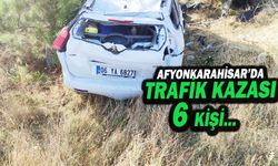 AFYONKARAHİSAR’DA TRAFİK KAZASI: 6 KİŞİ…