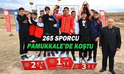 265 Sporcu Pamukkale’de Koştu