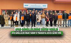 AFAD Gönüllülerine Eğitim Verildi