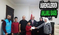 Mecidiye İmam Hatip Ortaokulu'ndan Anlamlı Bağış