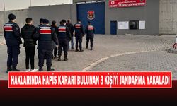 Haklarında Hapis Kararı Bulunan 3 Kişiyi Jandarma Yakaladı