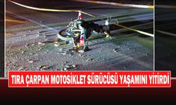 Tıra Çarpan Motosiklet Sürücüsü Yaşamını Yitirdi