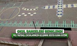 Okul Bahçeleri Renklendi