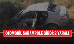 Otomobil Şarampole Girdi: 2 Yaralı