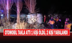 Otomobil Takla Attı 1 Kişi Öldü, 2 Kişi Yaralandı