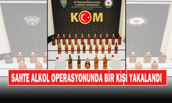 Sahte Alkol Operasyonunda Bir Kişi Yakalandı