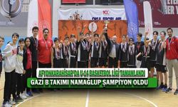 Afyonkarahisar’da U-14 Basketbol Ligi tamamlandı