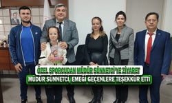 Özel Sporcudan Müdür Sünnetci’ye Ziyaret