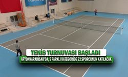 Tenis Turnuvası Başladı