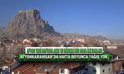 Afyon Yeni Haftaya Açık Ve Güneşli Bir Hava İle Başladı