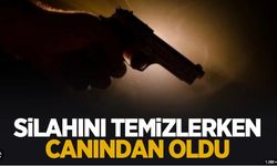 Temizlediği tabancası az daha sonu oluyordu