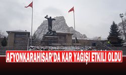 Afyonkarahisar’da Kar Yağışı Etkili Oldu