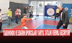 Taekwondo Ve Eskrim Sporcuları Yarıyıl Tatilini Verimli Geçiriyor