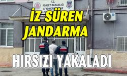 JANDARMA TAKİP ETTİ HIRSIZI YAKALADI