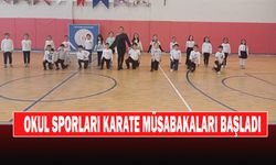 Okul Sporları Karate Müsabakaları Başladı